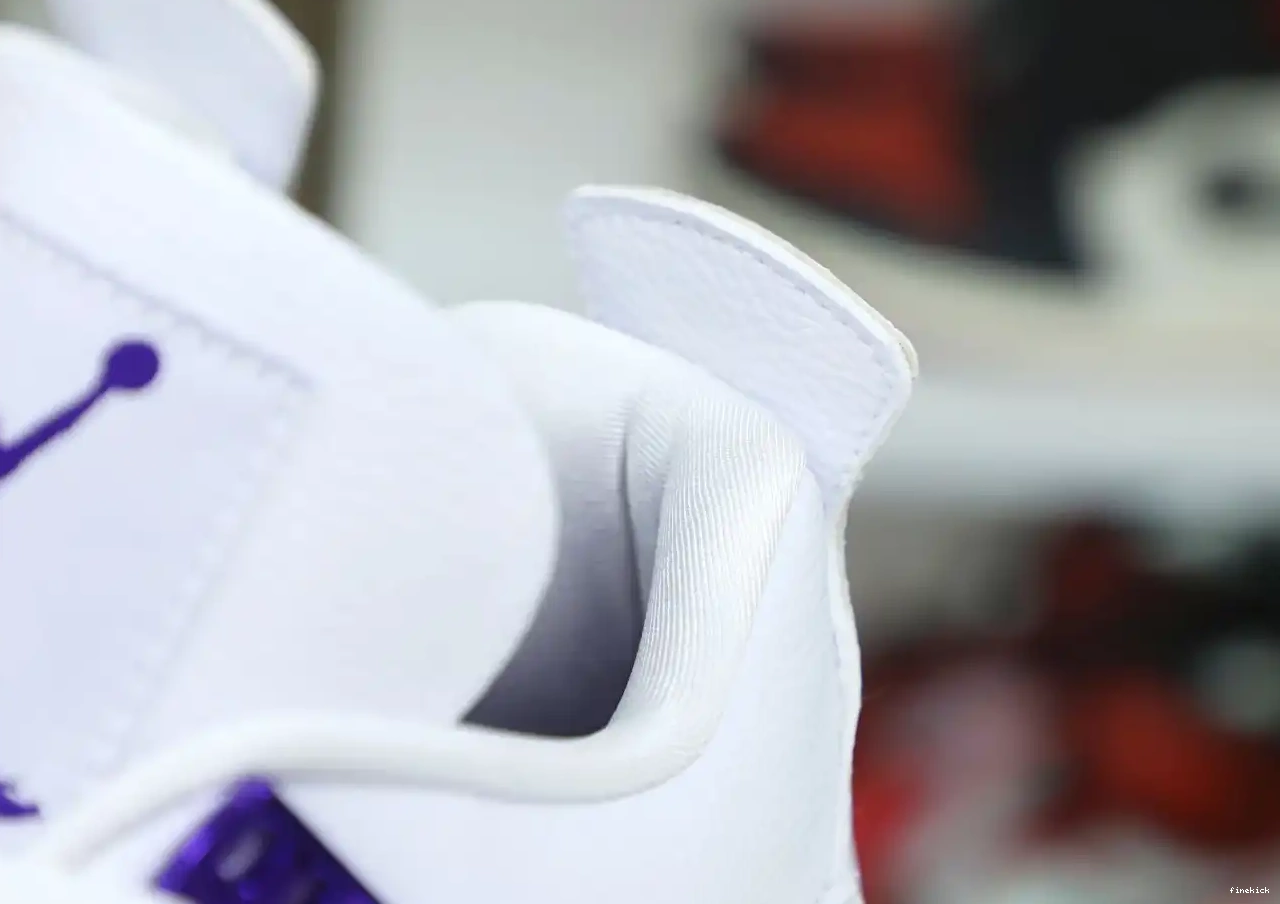 4 AIR PURPLE JORDAN METALLIC 0531